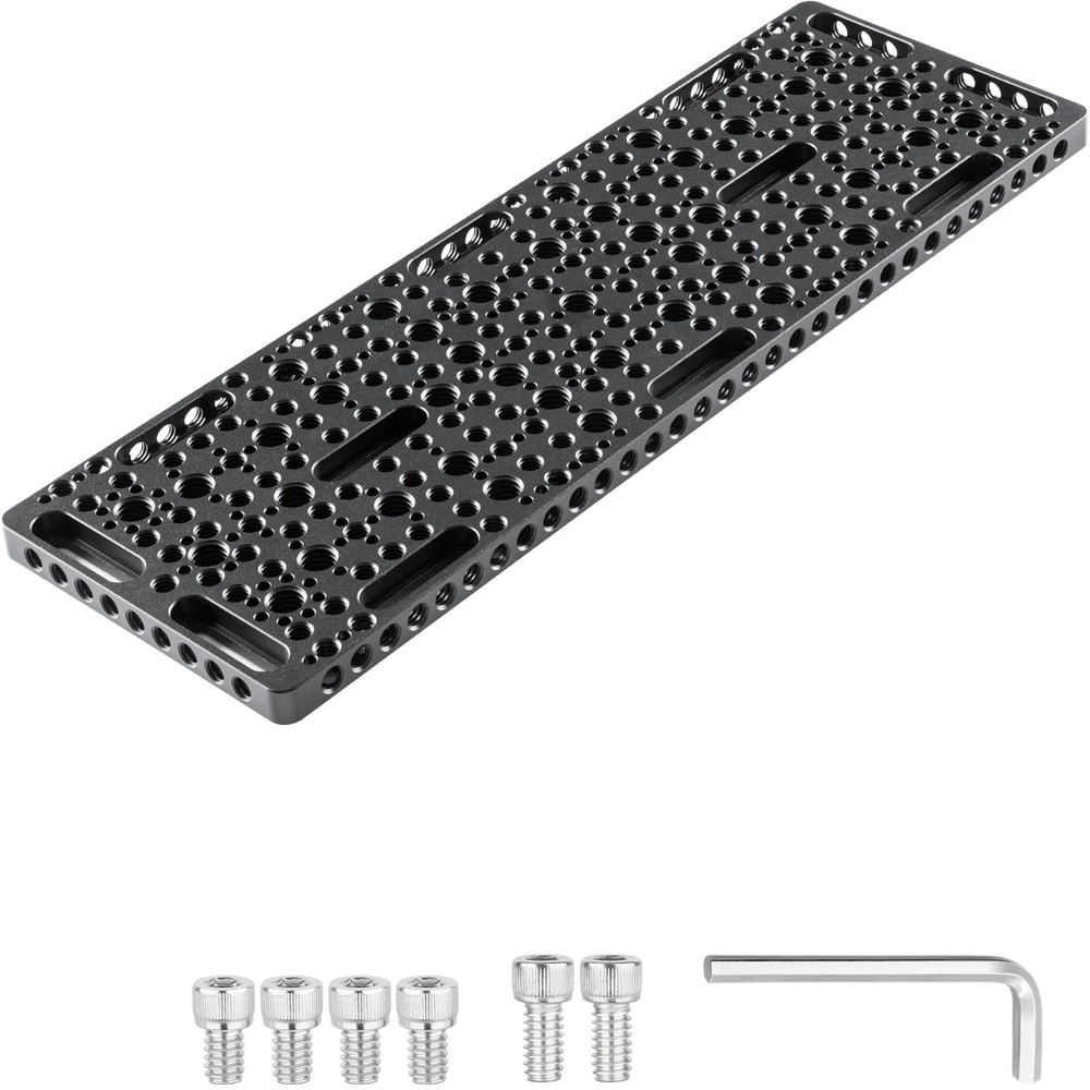 Cheese Plate CP3010 Multi-Functional 1/4  3/8 Threads Camera Mounting Rig