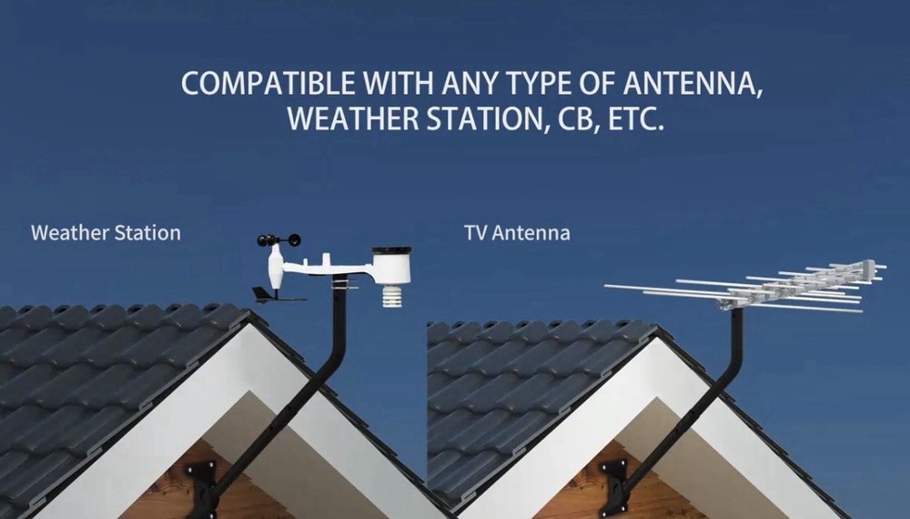 Adjustable Outdoor Antenna Mounting Pole