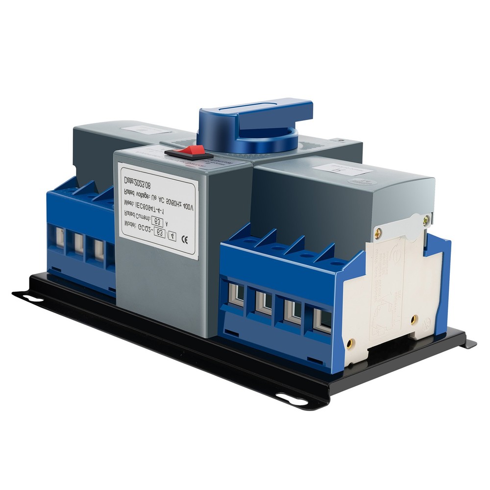 Dual Power Automatic Transfer Switch kit 63 A 4P ATS Generator Changeover Switch