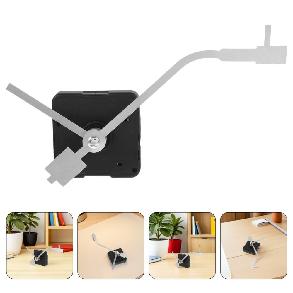 2 Sets Vinyl Record Pointer Clock Movement Parts Arms Components Kit