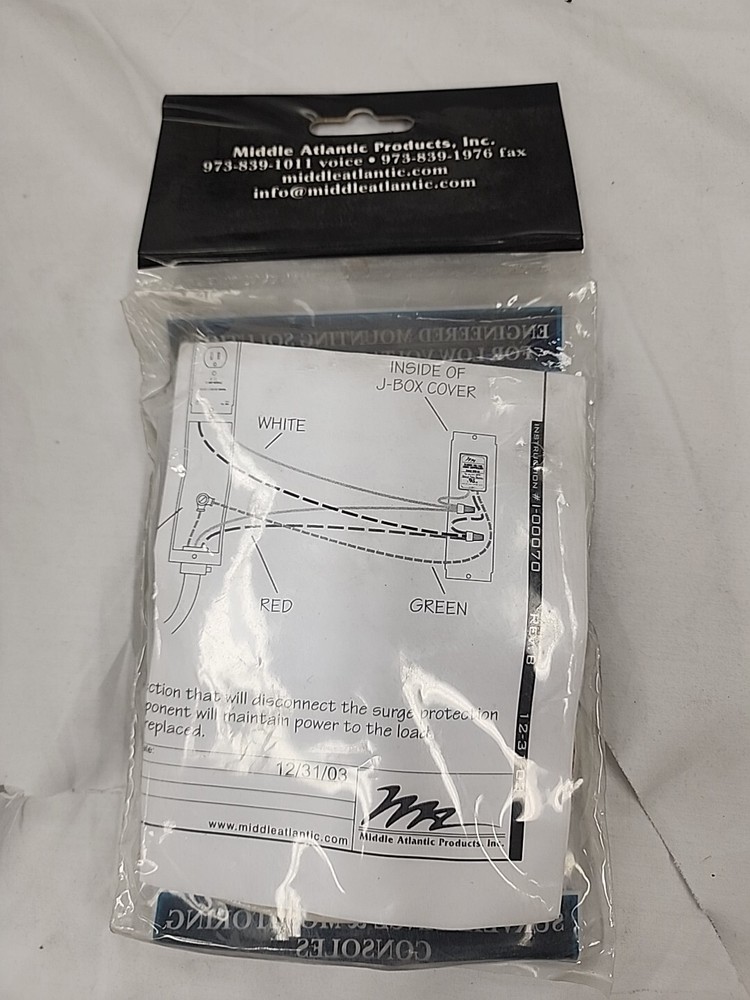 Middle Atlantic MPR-SS, MPR Surge Suppressor