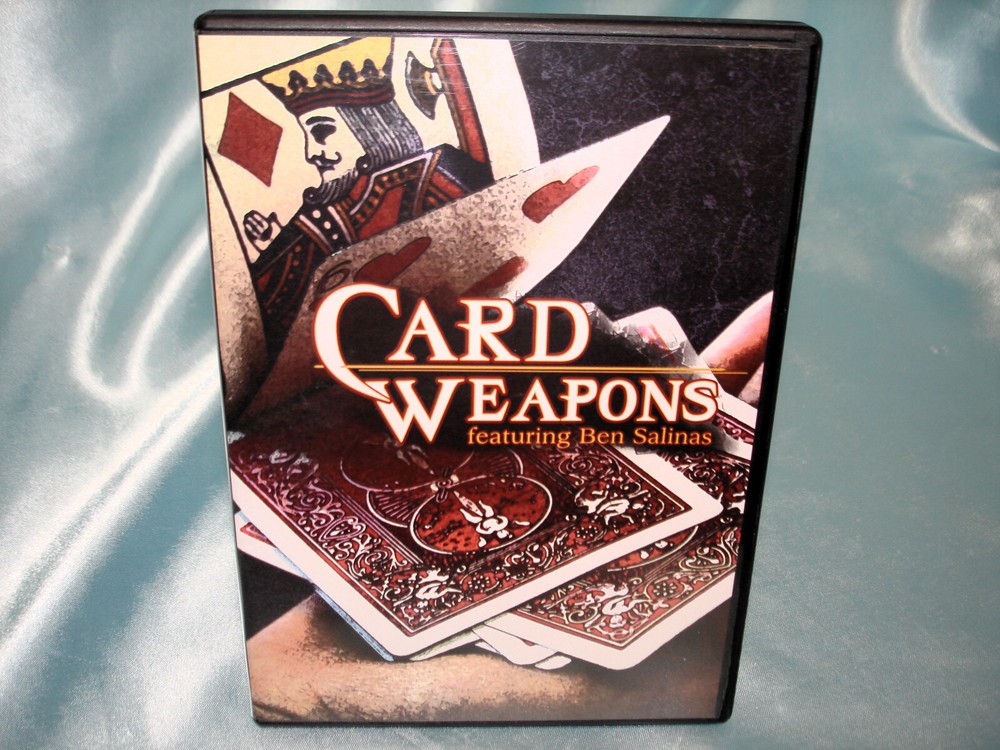 Card Weapons- 25 Card Moves & Tricks Magic Ben Salinas DVD