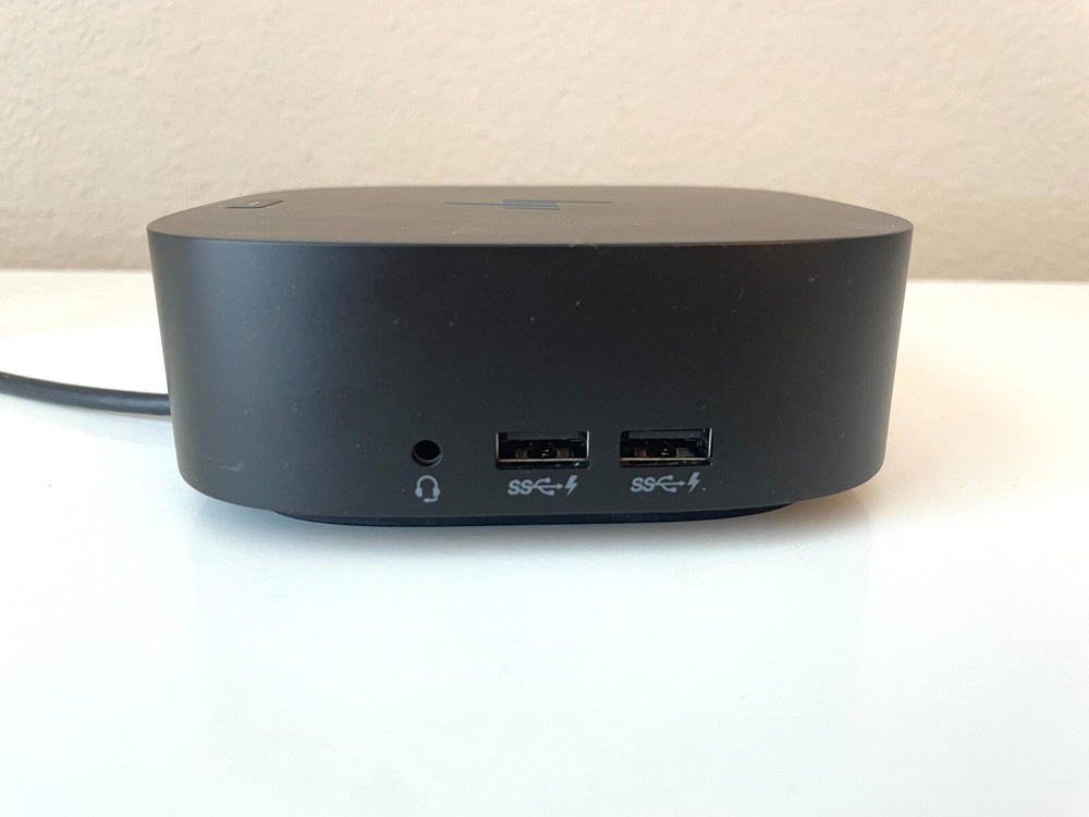 HP G5 Dock USB-C Universal Docking Station w/ AC Adapter, HDMI + 2 DP Cables