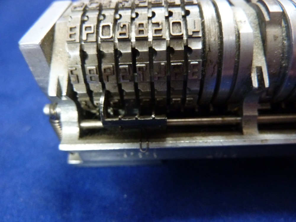 12 Digit Check Numbering Machine Atlantic Force Brooklyn Letterpress Rotary