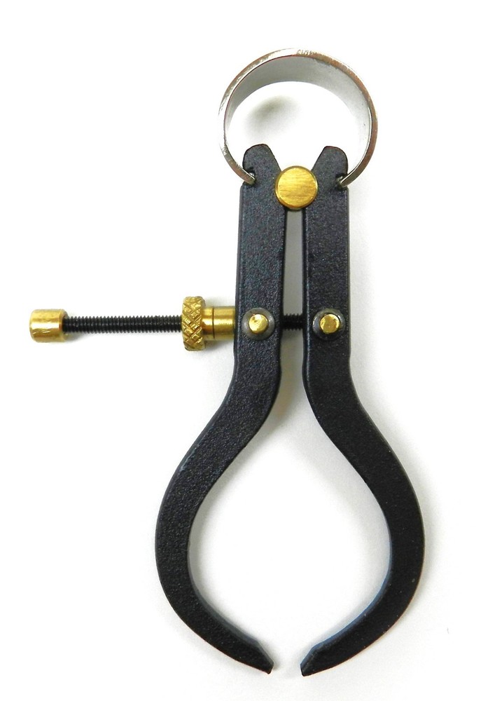 Caliper Outside Measuring Flat Leg 4" Spring Gauge for Gauging Over / Under Size