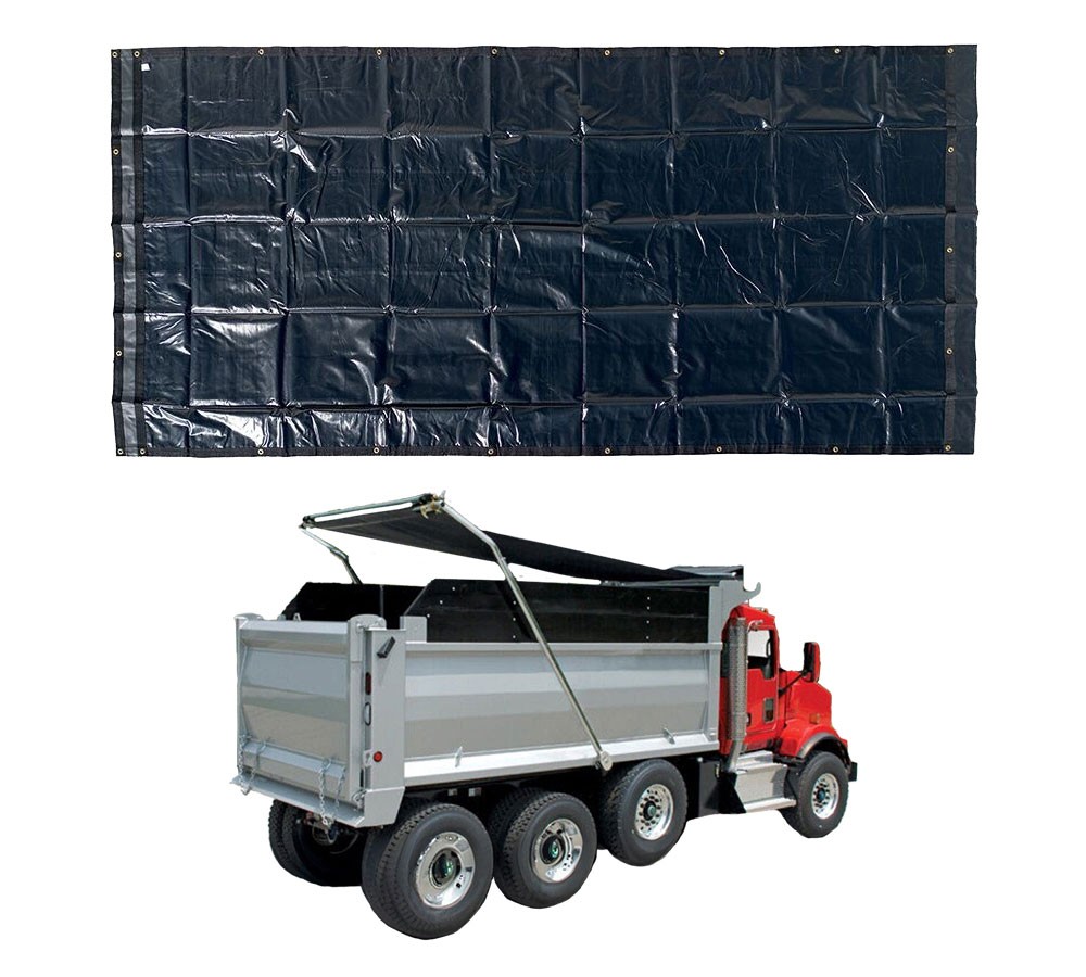 Dump Truck Tarps 18Oz Solid Vinyl (Waterproof) for Trailers