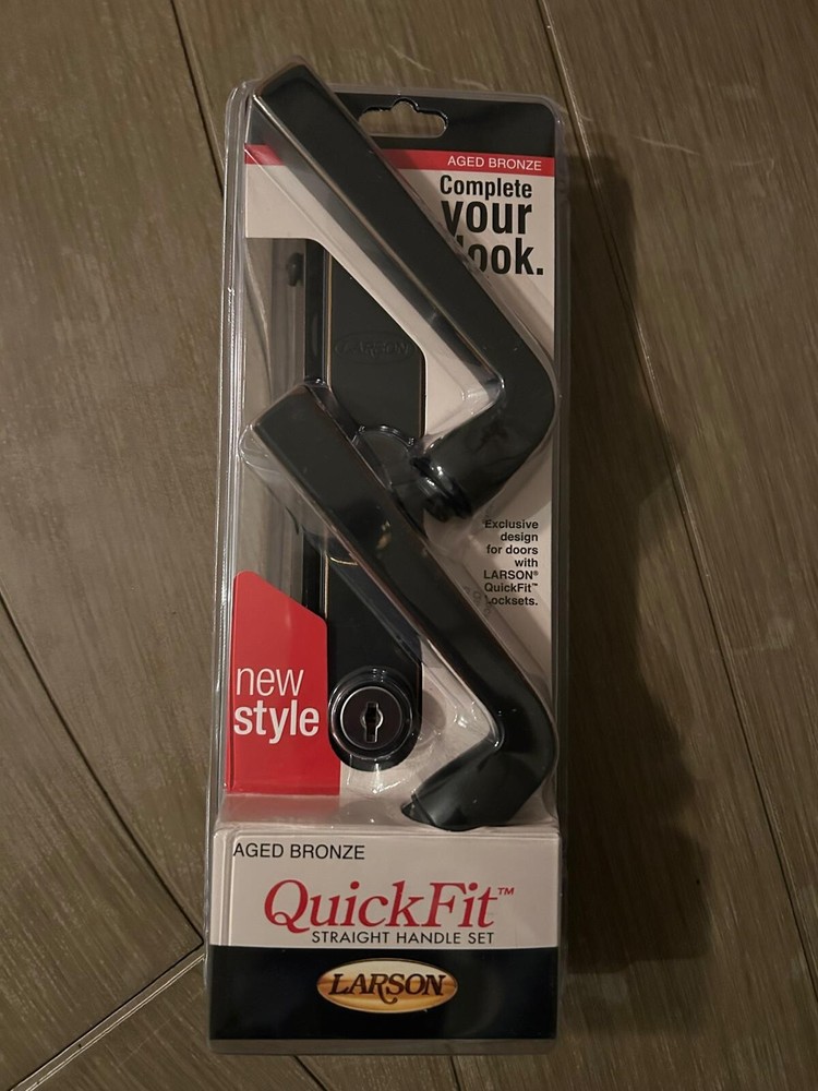 Larson QuickFit Handle set ( Aged Bronze ) Straight Lever