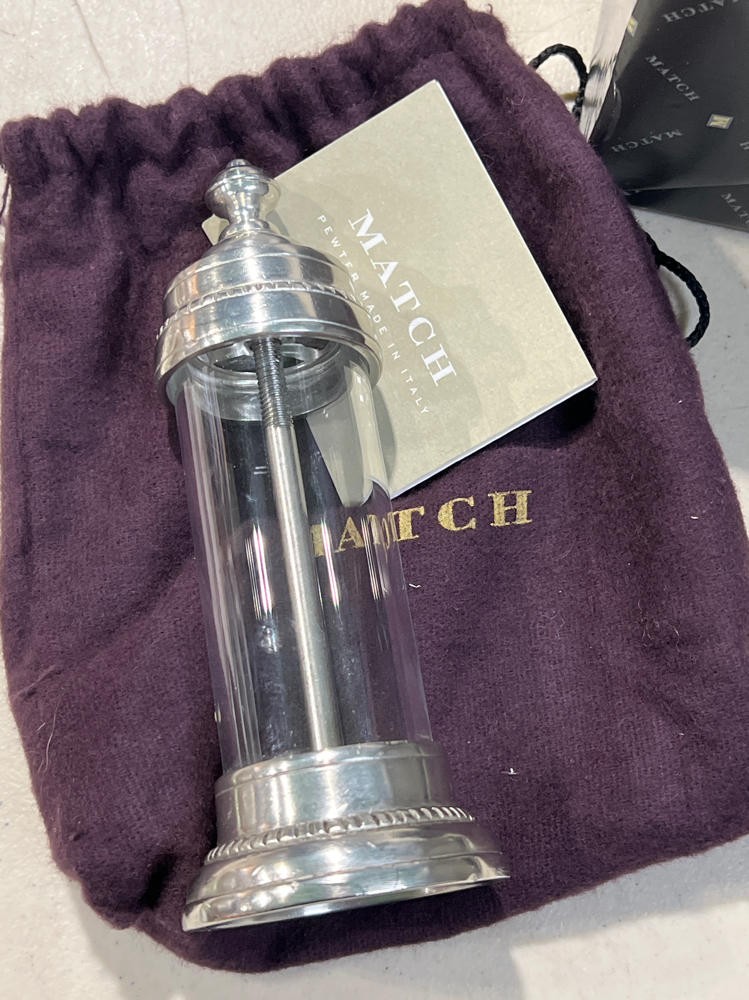 Match Toscana Salt Mill authentic