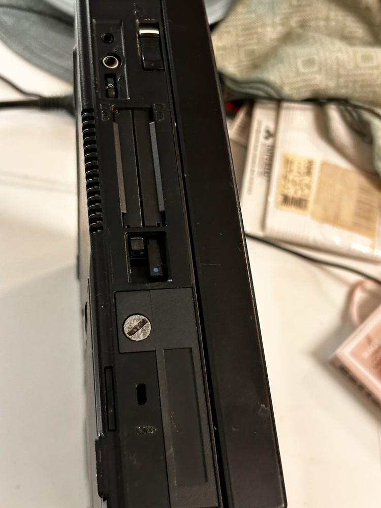 Vintage IBM ThinkPad 385XD Intel Pentium MMX Processor With Built In Cd Drive.