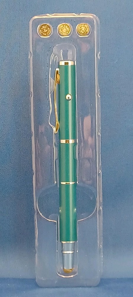 3 in 1 Stylus / Touch - Ball Point Pen - Red Laser Pointer ~ Color: Green -E