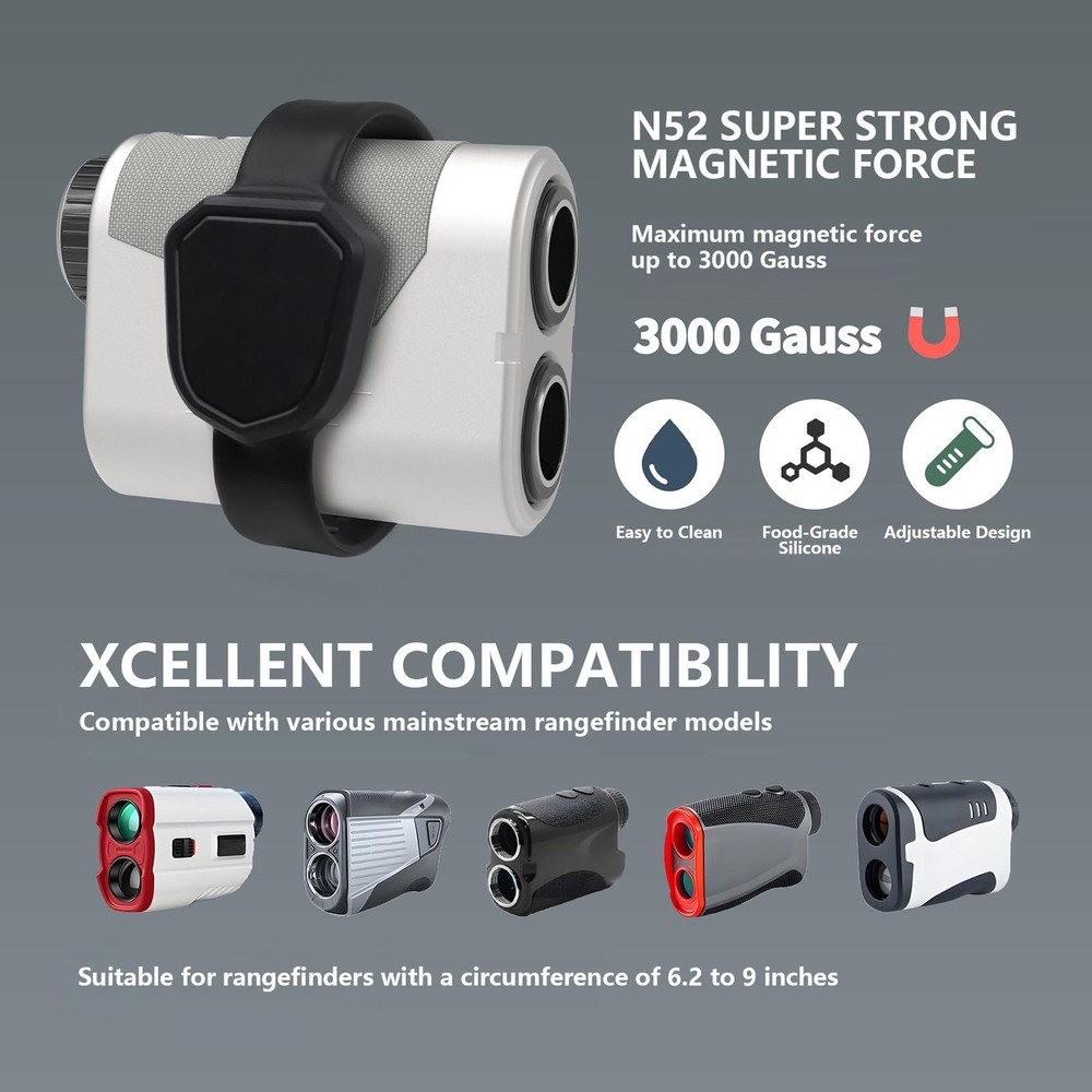 Range Finder Magnetic Strap Golf Rangefinder Storage Band Lightweight