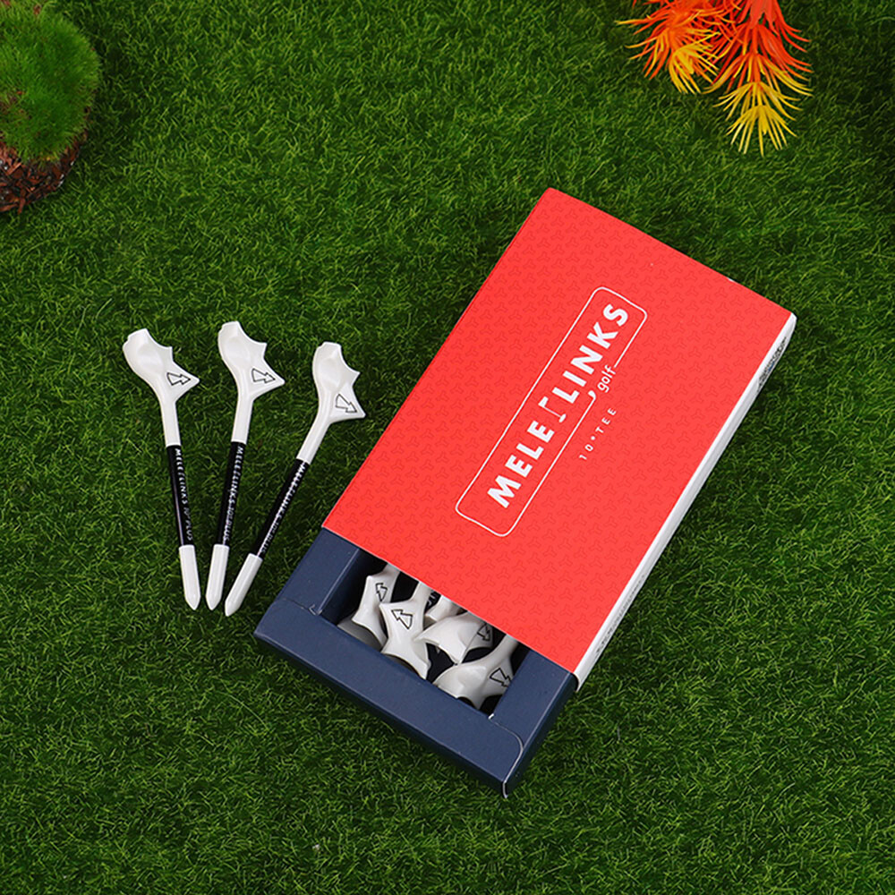 10PCS 10° Golf Tees Increases Speed Stand Balls Support Base Golf Holder Kit US