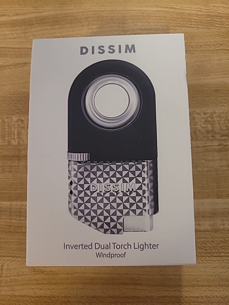 Dissim Inverted Soft Flame Lighter, Silver