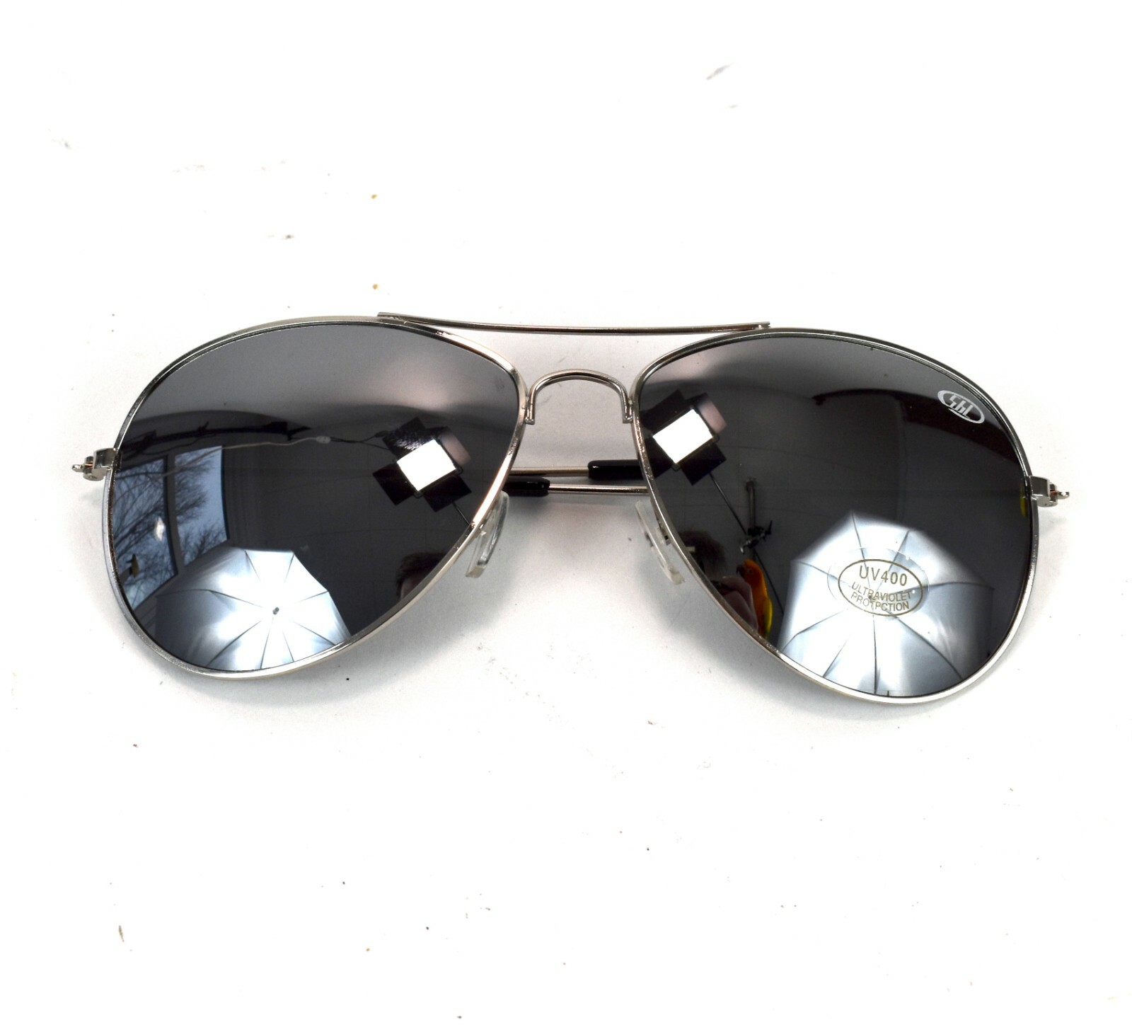One Way Mirror Aviator Sunglasses * UV400 * Shatter Resistant * unisex * Mirror
