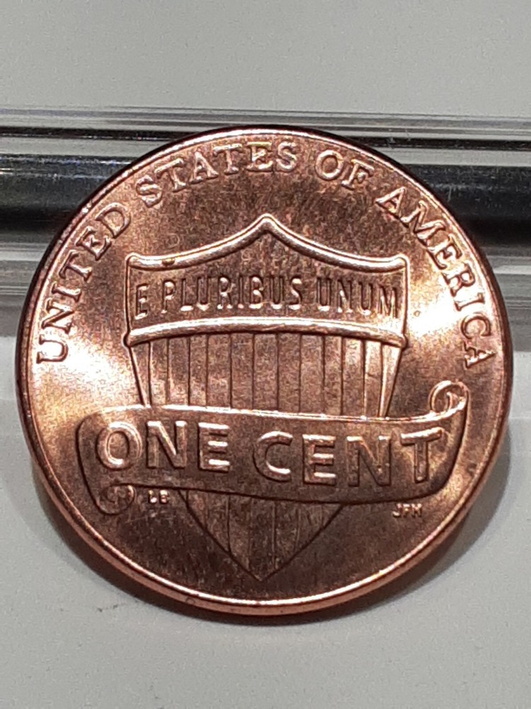 2022 P Lincoln Shield Cent Die Chip & Die Crack Reverse Error Upper left area