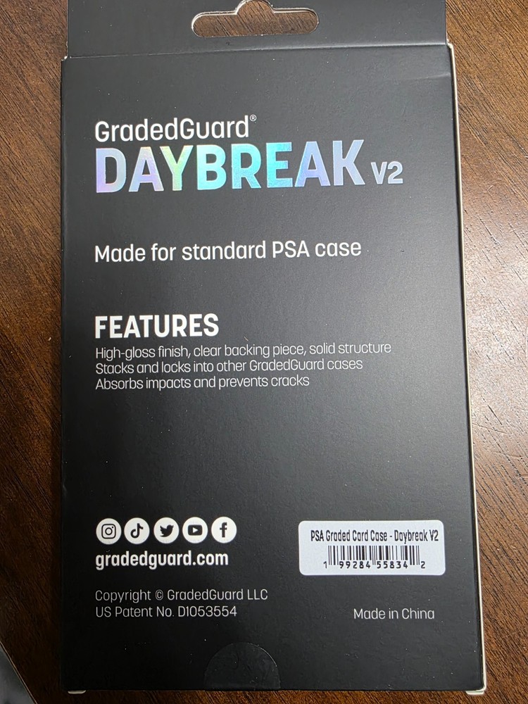 GradedGuard PSA Card Case Guard Protector DAYBREAK V2 Limited Edition (SEALED)