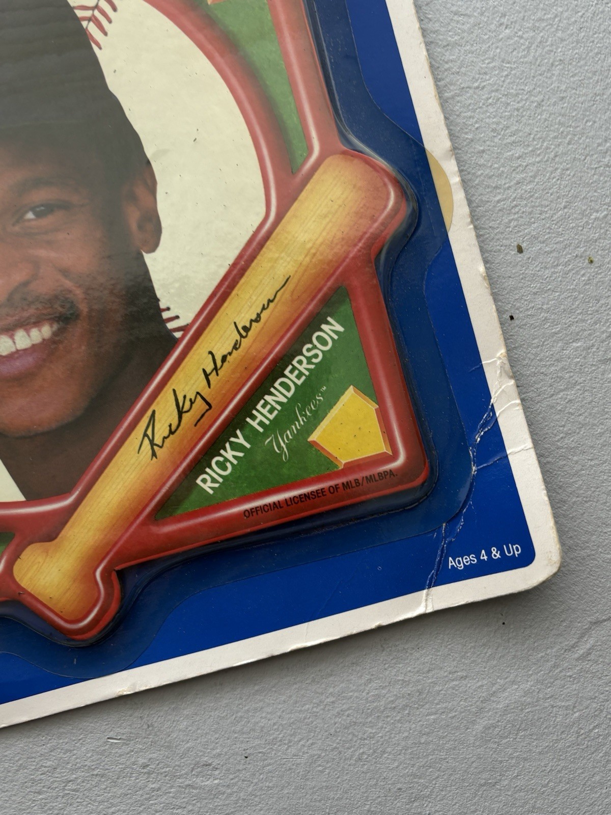 1989 Play Ball | Rickey Henderson Superstar Collectible Plaque | NY Yankees