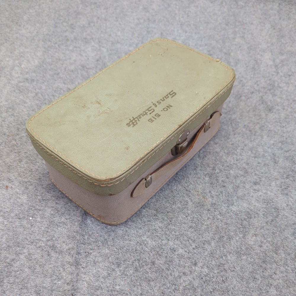 VINTAGE NO. 515 SANS & STREIFFE MICROSCOPE IN ORIGINAL CASE COLLECTABLE