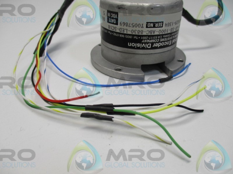 BEI 924-01029-1384 ENCODER 5VDC UNMP