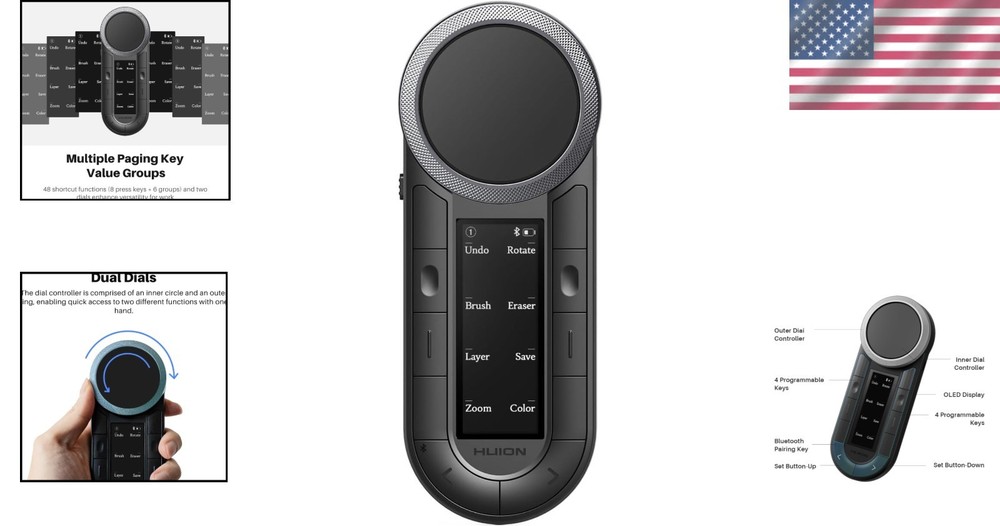 Keydial Remote Bluetooth Programmable Keypad Free USA Shipping