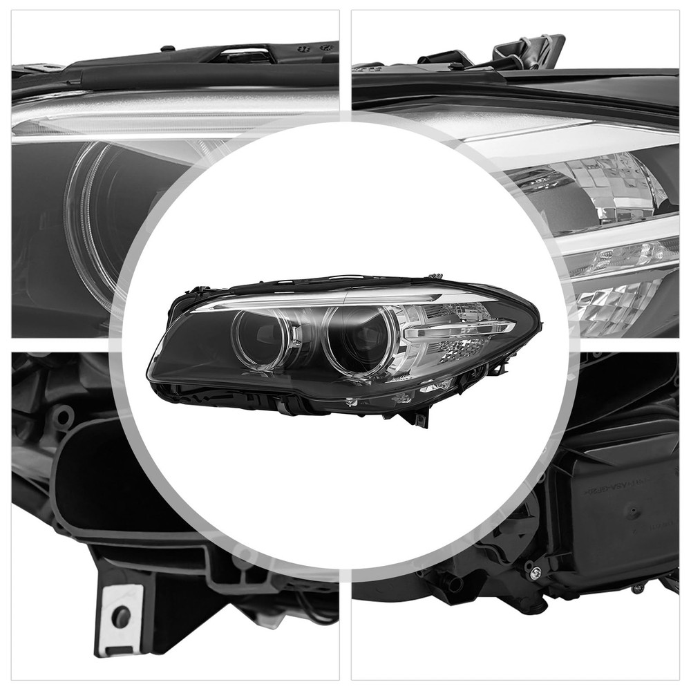 2014-2017 5 Series Halogen Headlight Left Driver w/LED DRL Without AFS