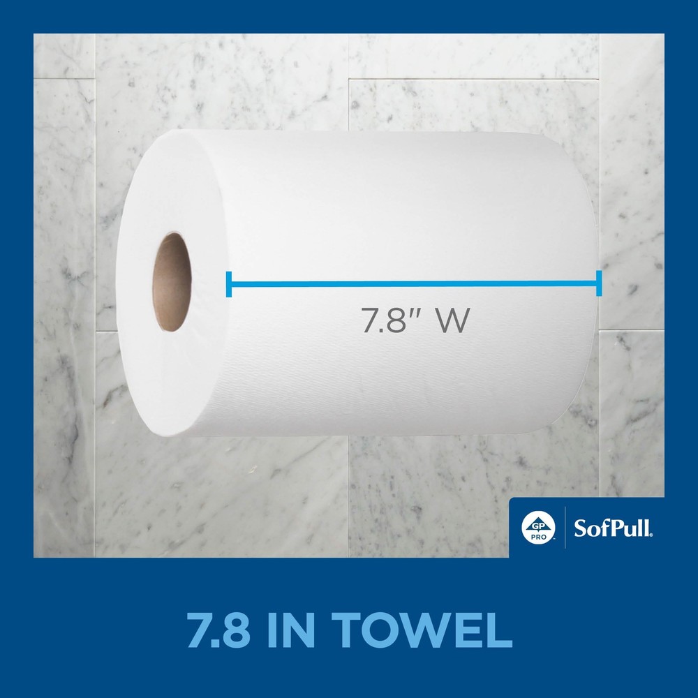 Georgia-Pacific SofPull Centerpull Regular Capacity Premium Paper Towel, Whit...