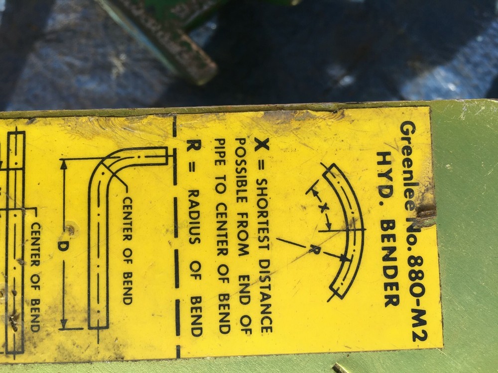 Greenlee 880 Conduit Bender