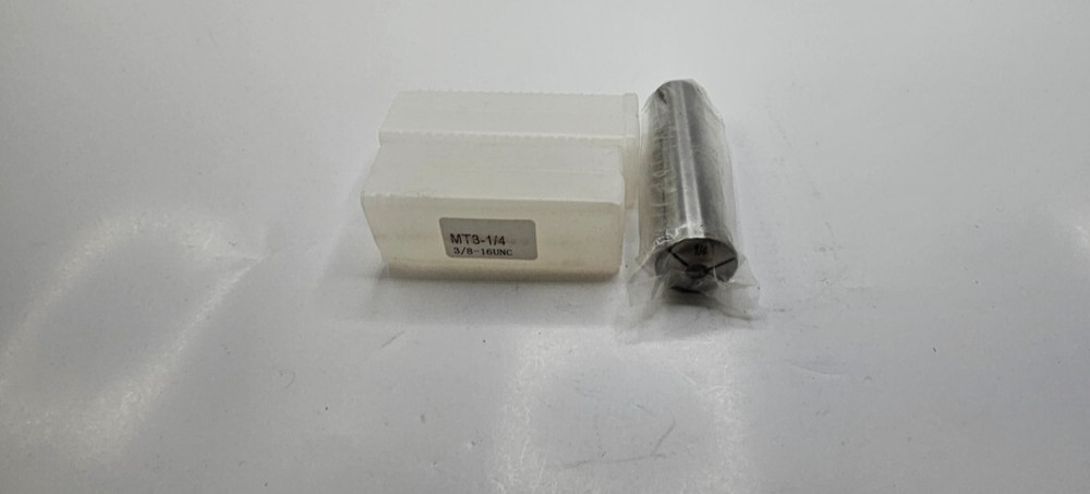Round Collet MT3-1/4,  3/8-16UNC