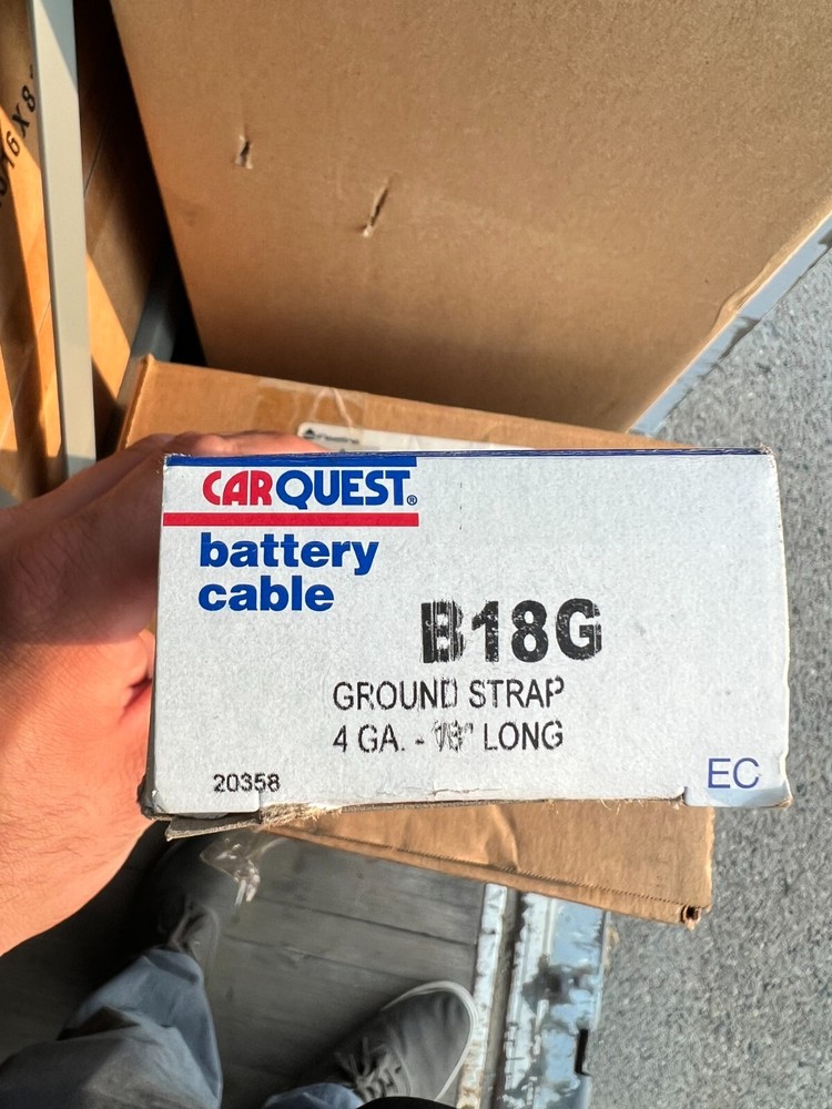 CARQUEST B18G BATTERY CABLE GROUND STRAP