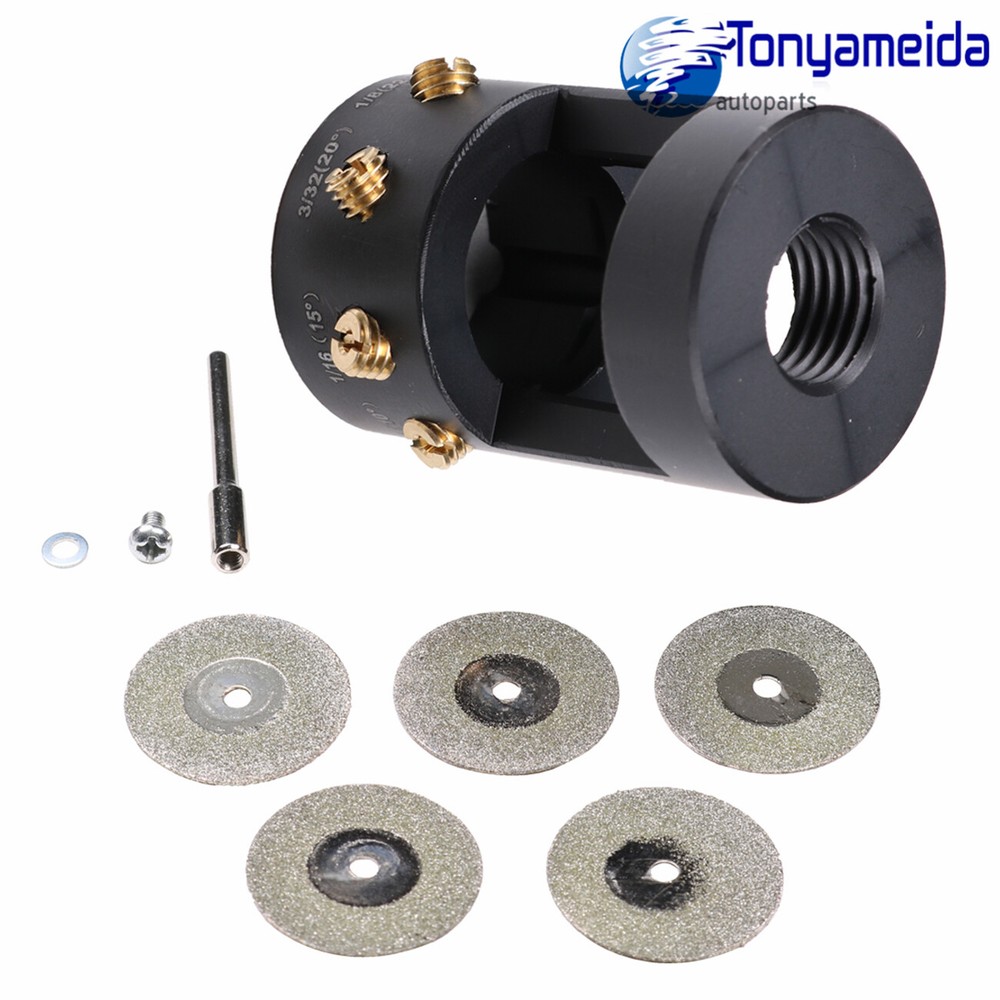 Tungsten Grinder & Sharpener Multi-Angle Offsets Head Tool Fit For TIG Welding