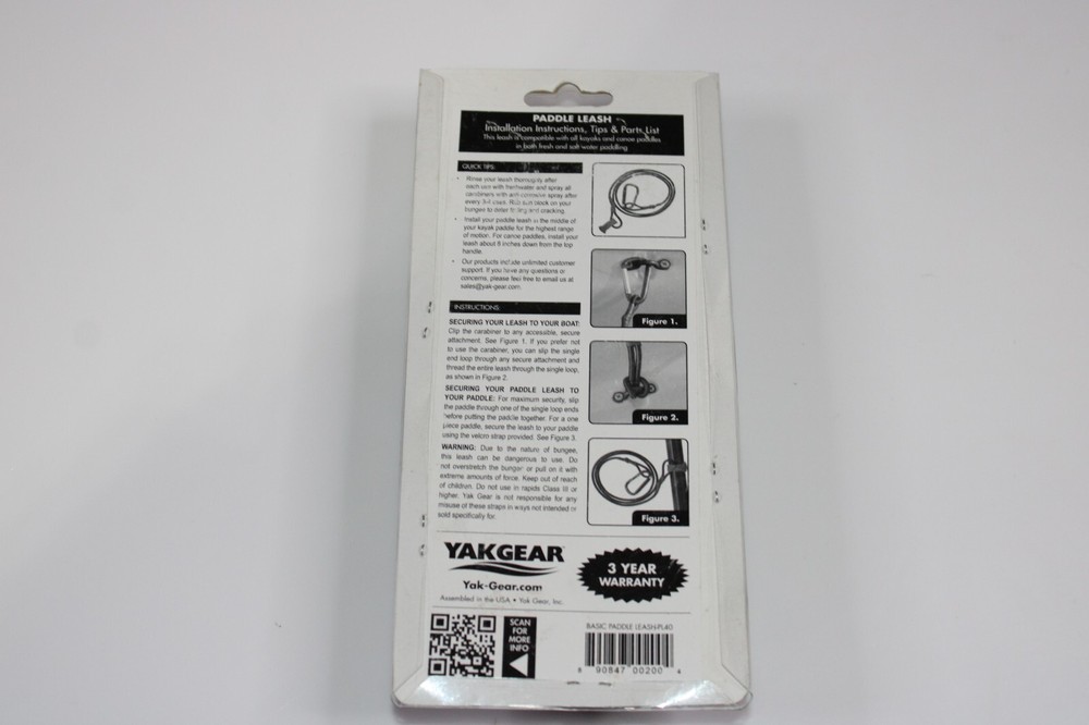 New YakGear Paddle Leash - Single Pack - New
