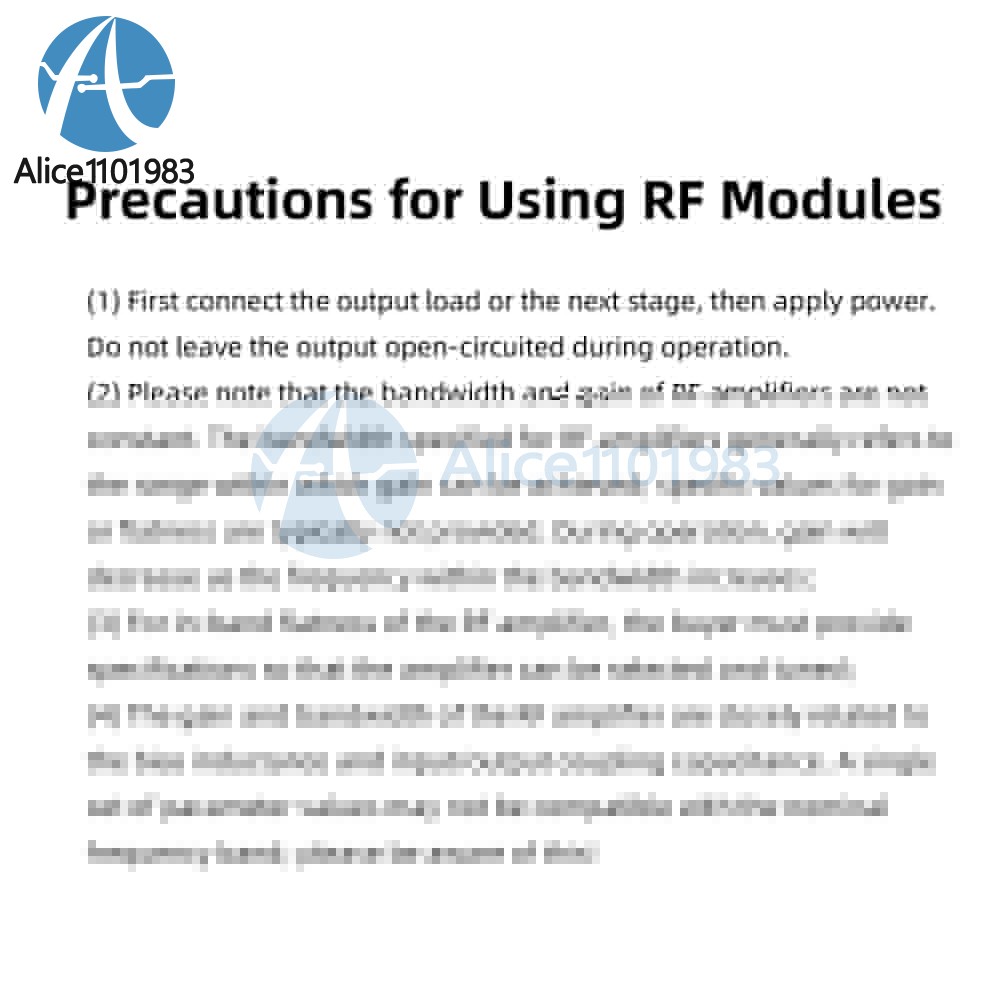 DC 5V SBB5089 Gain 20dB RF Module 5MHz~6GHz RF Power Amplifier Front-end module