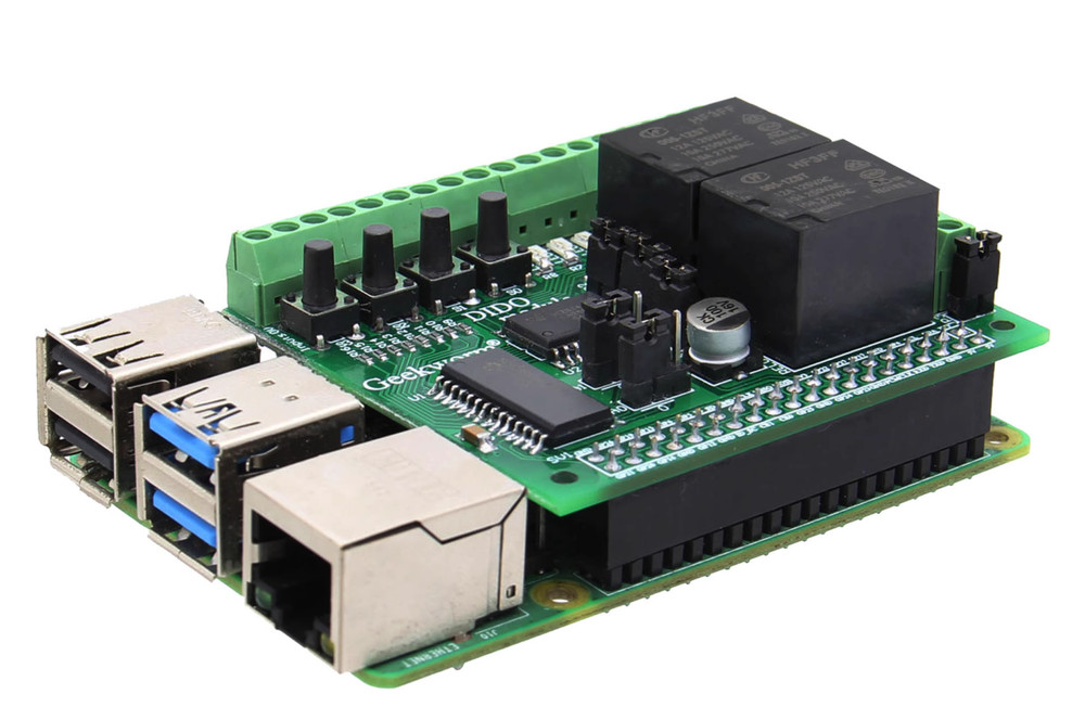 Digital Input Output DIDO HAT PiFace2 Expansion Module For Raspberry Pi 5/4/3B+