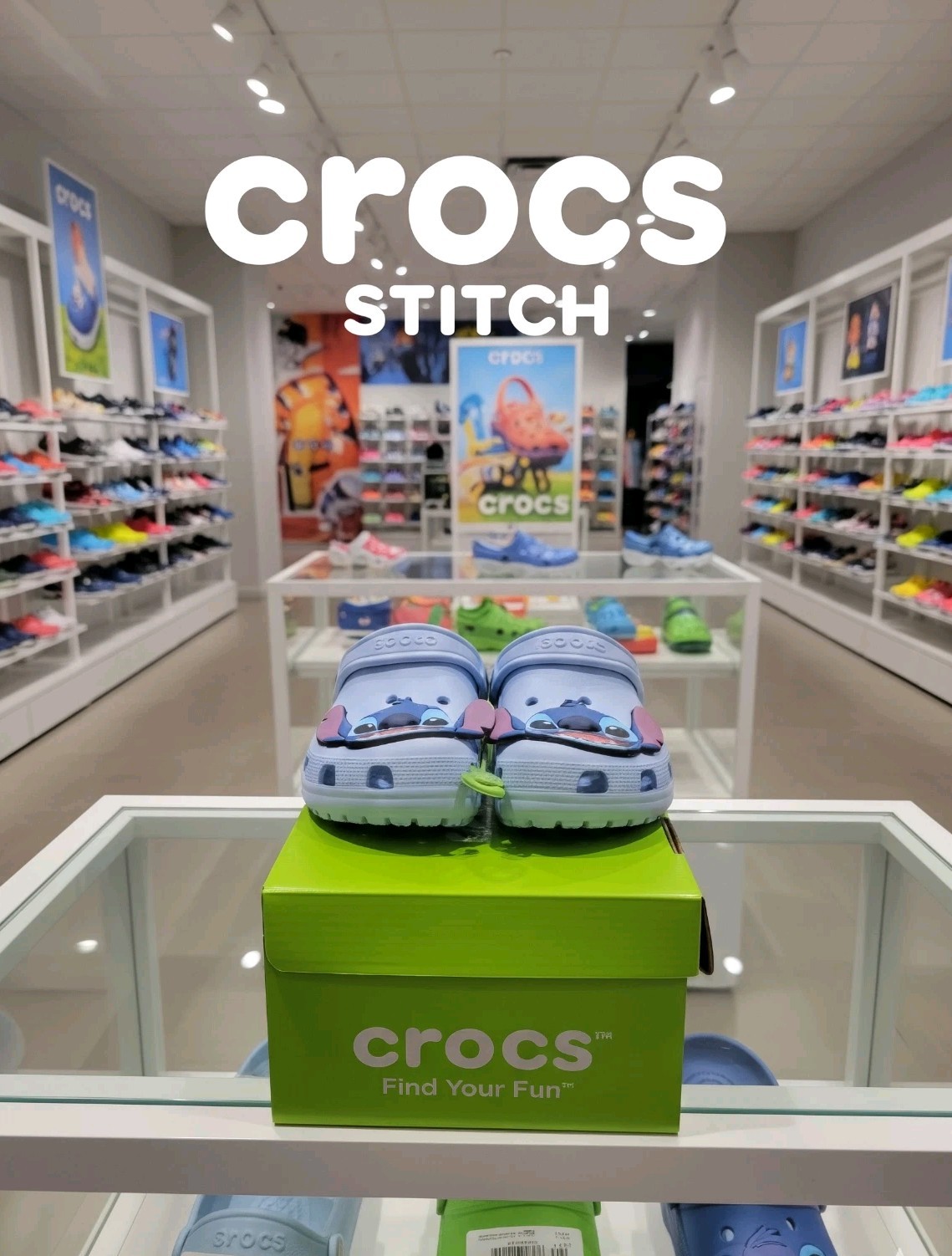 ✅Crocs Lilo & Stitch – Lightweight, Comfortable & Fun! 💙✨