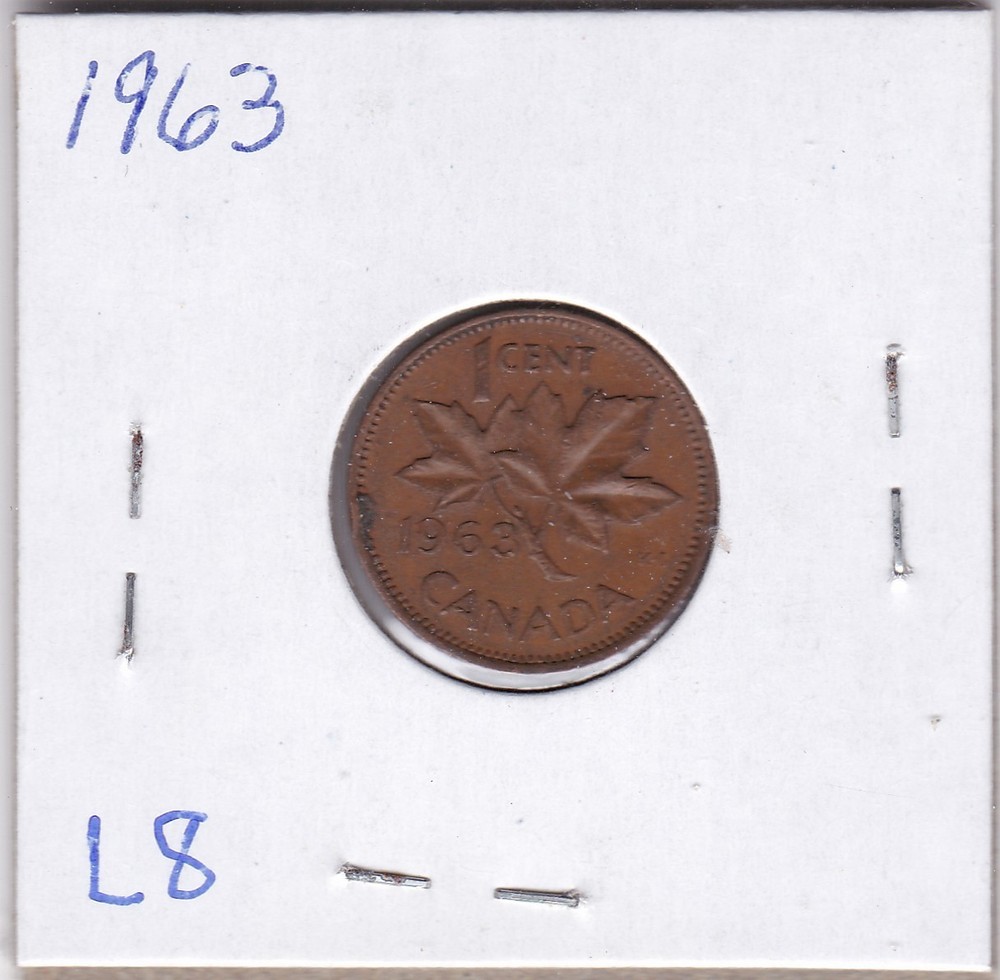 1963 Canada Cent L8
