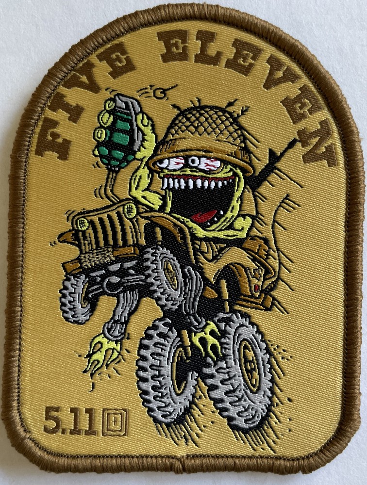 *BRAND NEW* 5.11 WILD WILLY GRENADE PATCH HOOK BACKING