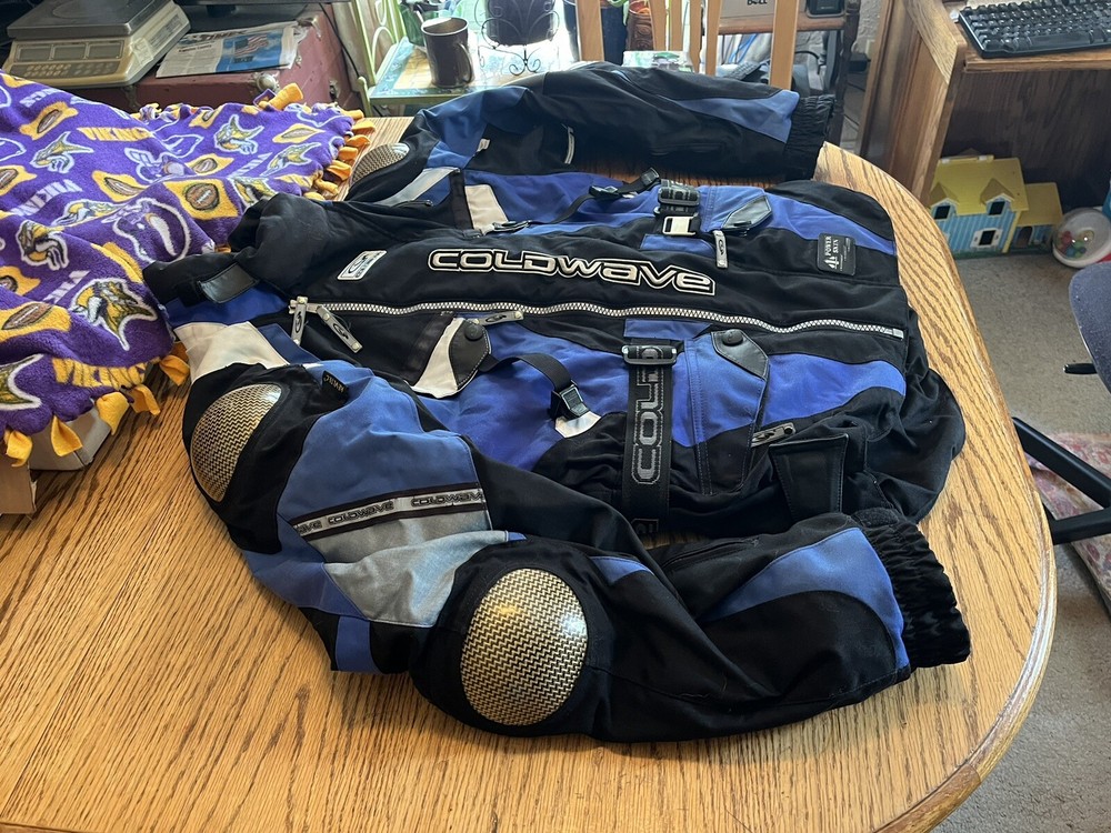 Coldwave Jacket M PowerSkin Waterproof Snowmobile Protective Shoulders Elbows