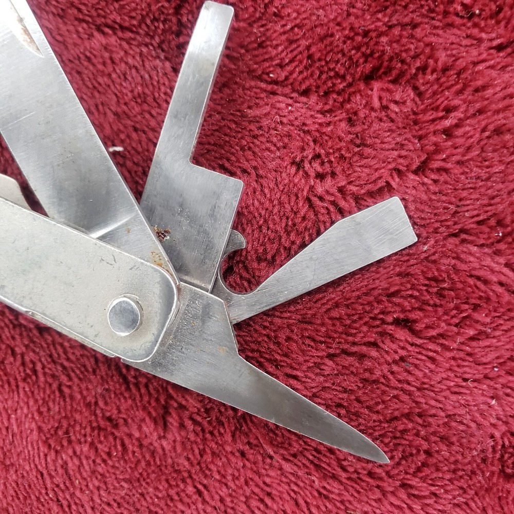 🔪 Vintage Sheffield 1200E Folding Multi-Tool - Pliers, Knife, Screwdrivers