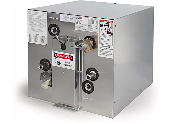Camco 11811 Kuuma 6 Gallon Electric Water Heater 120V Front Heat Exchanger SS