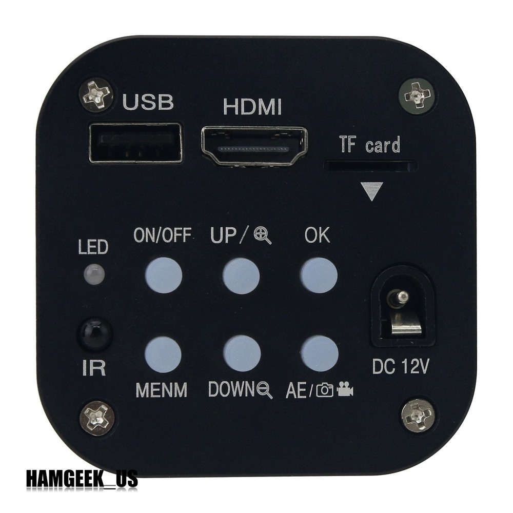 4K Industrial Microscope Camera Kit C-Mount USB Microscope Camera HDMI 1080P