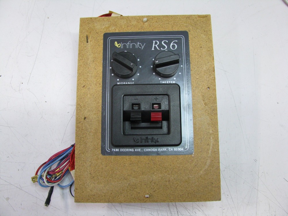 INFINITY RS6 3-WAY CROSSOVER/ INPUT PLATE