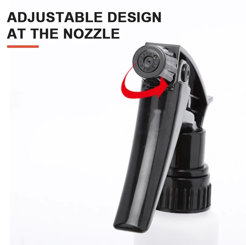 800ML Refillable Spray Bottle Adjustable Nozzle PE Plastic for Garden Car