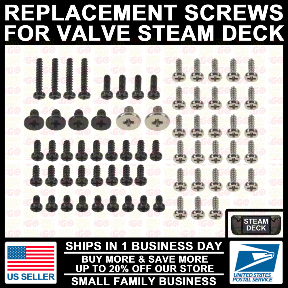 Full Screw Set for Valve Steam Deck Console Replacement Screwdriver Repair Kit