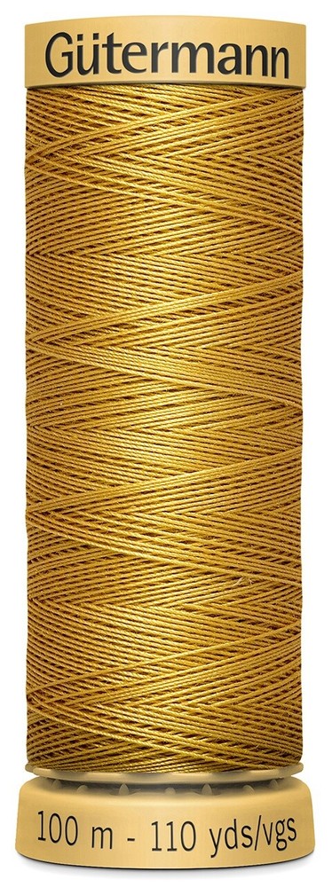 Natural Cotton Thread 110yd Dark Yellow