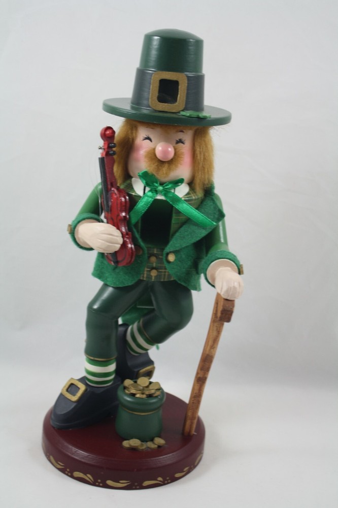 Zim's St. Patrick's Day Irish Leprechaun 11" Nutcracker