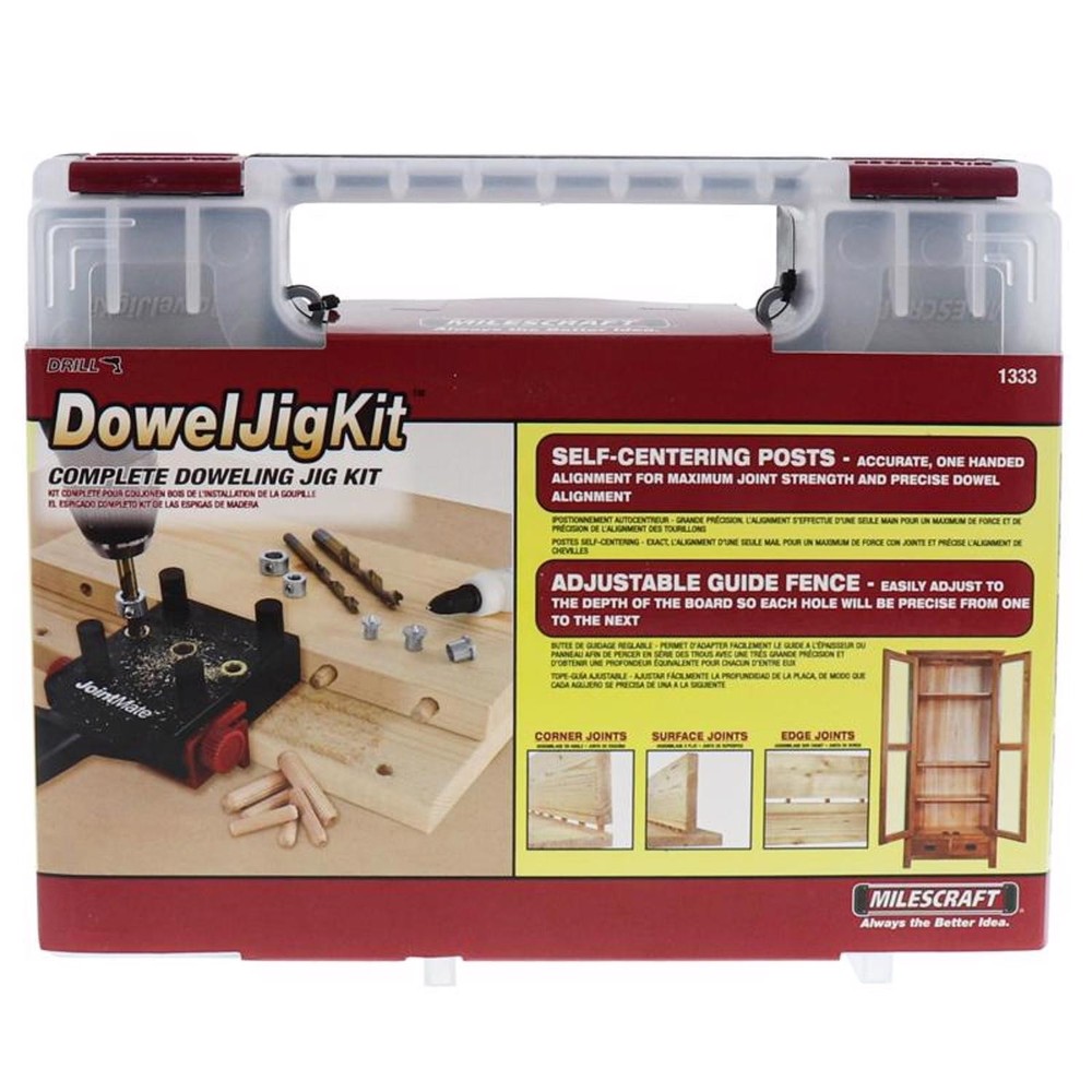 Milescraft 13330003 Plastic Doweling Jig Kit