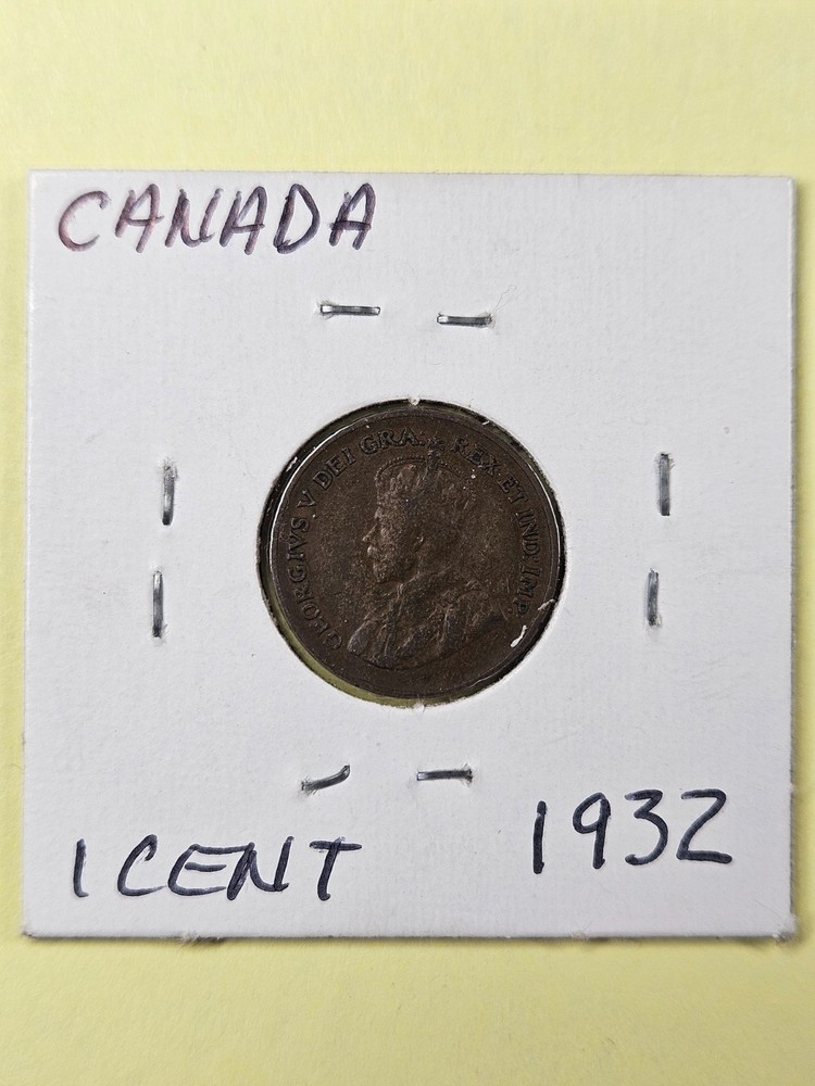 COINS - CANADA - 1 CENT 1932