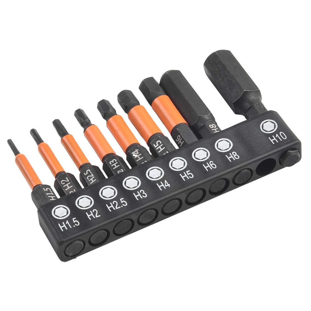 DIY Home Projects Screwdriver Bits Electric Screwdriver 50mm Length Black