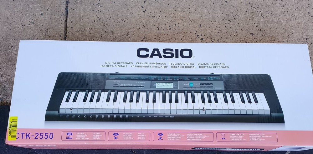 Casio Keyboard PIANO CTK-2550