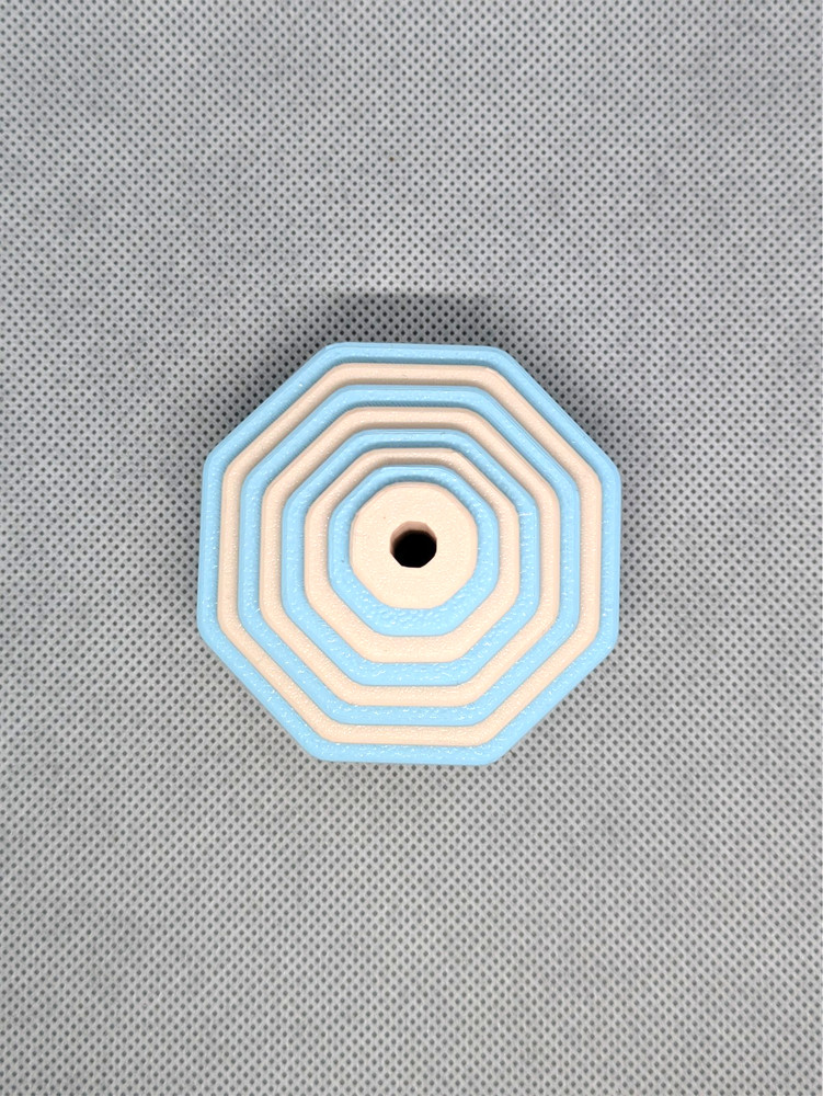 Octagon Clay Cutter Shape Set ~ Polymer Crafting Tool ~ Stackable Outline